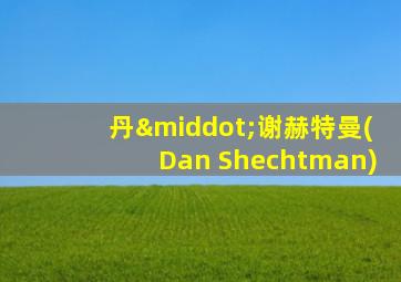 丹·谢赫特曼(Dan Shechtman)